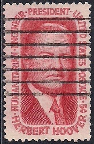 1269 5 cent Herbert Hoover VF used