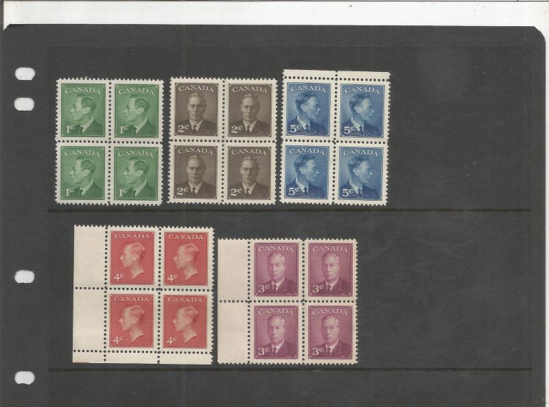 CANADA BLOCK OF 4 COLLECTION, MNH, OG