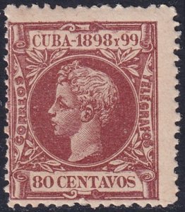 Cuba 1898 Sc 173 MLH*