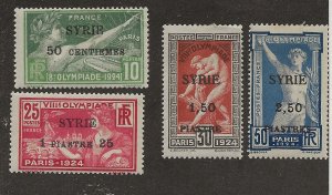 Syria 133-136 Set MH