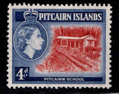 Pitcairn Islands Scott 25 MNH** 1957 QE2 Pitcairn School stamp