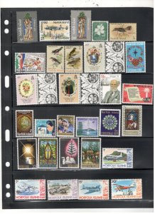 NORFOLK ISLANDS COLLECTION ON STOCK SHEET MINT/USED