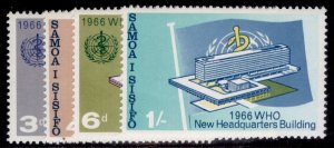SAMOA QEII SG269-272, 1966 WHO set, NH MINT.