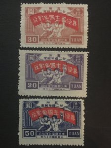 China liberation area stamp set, north east, Genuine, rare, list 997