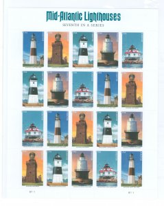 United States #5625b Mint (NH) Souvenir Sheet (Lighthouses)