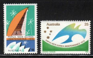 Australia # 624-25 ~ Cplt Set of 2 ~ Mint, HM