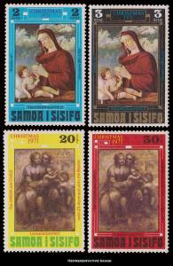 Samoa Scott 352-355 Mint never hinged.