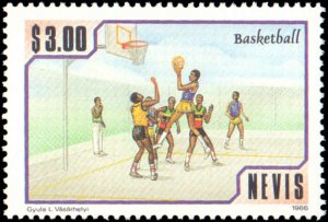 Nevis #525-528, Complete Set(3), 1986, Never Hinged