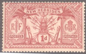 New Hebrides- British, Sc #18, MH