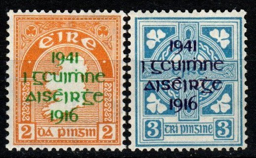 Ireland #118-9 F-VF Unused CV $38.00 (X9869)