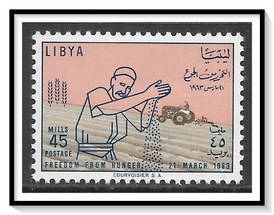 Libya #236 Freedom From Hunger MNH