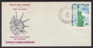 Mauritania 584 Statue of Liberty U/A FDC