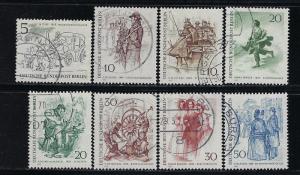 Germany Berlin Scott # 9N267 - 9N274, used