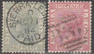 Sierra Leone #22-3  F-VF  Used CV $3.35  (A6404)