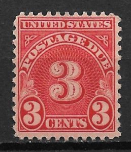 1930 USA #J72 Postage Due 3¢ MNH flat Press