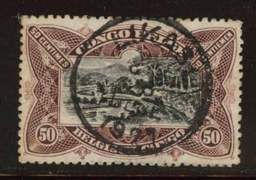 Belgian Congo Scott 53 Used 1915 stamp