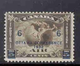 Canada Sc C4 1932 6 c Ottawa Confrence on 5 c airmail stamp mint