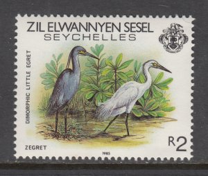 Seychelles Zil Elwannyen Sesel 58 Birds MNH VF