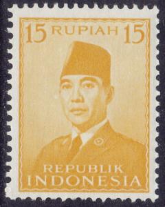 Indonesia - 1953 - Scott #396 - mint - President Sukarno