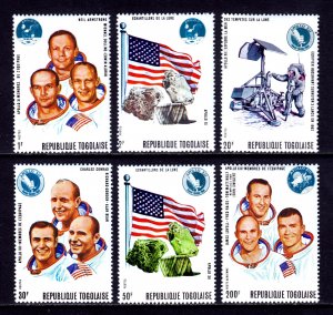 Togo - Scott #741-745, C135 - MNH - SCV $5.75