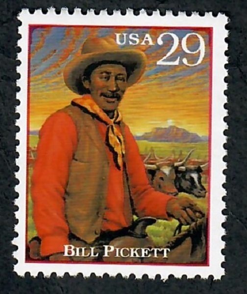 2869g Legends of the West: Bill Pickett MNH Single