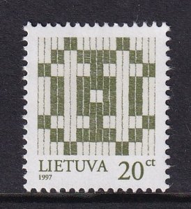 Lithuania  #581   MNH 1997  crosses 20c  ''1997''