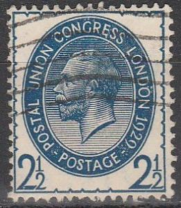 Great Britain #208 F-VF  Used  CV $11.50 (A2117)