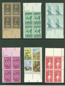 United States #1250/1924/C68 Mint (NH) Plate Block