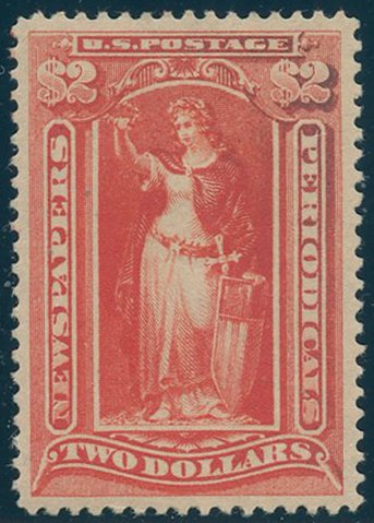 US Scott #PR108 Mint, XF, HR, Jakubek