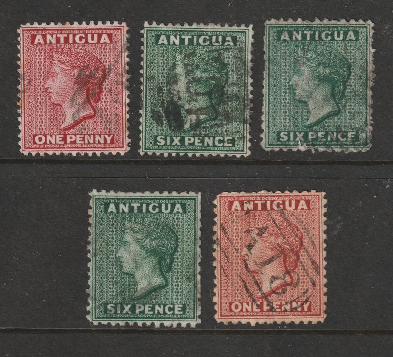 Antigua a small lot of early QV