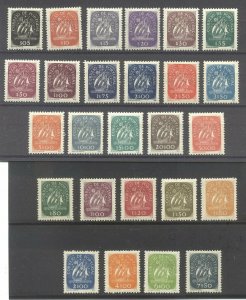 PORTUGAL #615//710 Mint - 1943-49 Sailing Ship Sets