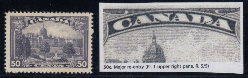 Canada Sc 226i, MNH, Major Re-entry in Canada variety