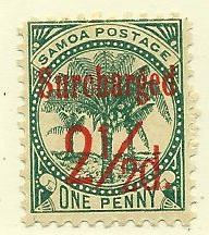 Samoa # 28, Mint  Hinged