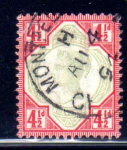 Great Britain  117 XFU,  corner crease  -   cat$45.00