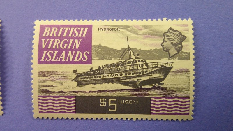 British Virgin Islands 1970 Ships Issue Scott# 206-222 CPL Mint XF NH set of 17