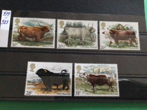 Great Britain Cow Breeds mint never hinged stamps  A11979