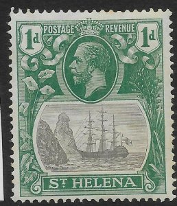 ST.HELENA SG98 1922 1d GREY & GREEN MTD MINT