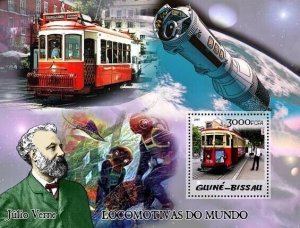 Guinea - Bissau 2005 - Trams & Jules Verne s/s, Y&T 261, Michel 3035/BL506