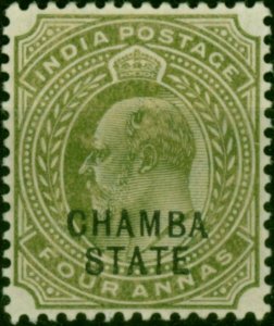 Chamba 1904 4a Olive SG35 Fine MM