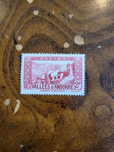 Stamps French Andorra Scott #56A nh