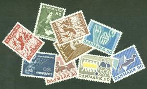 selection Denmark 1971 MNH complete CV $5.30