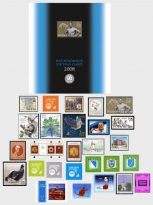 Estonia Estland 2008 Stamp Year set MNH