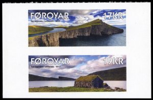 Faroe Islands 2017 Scott #674A-674B Self-Adhesive Mint Never Hinged