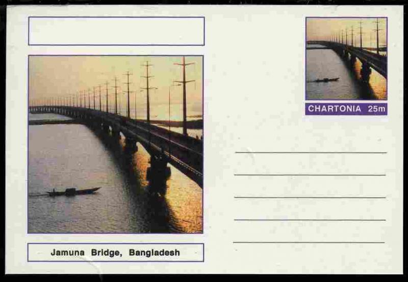 Chartonia (Fantasy) Bridges - Jamuna Bridge, Bangladesh p...