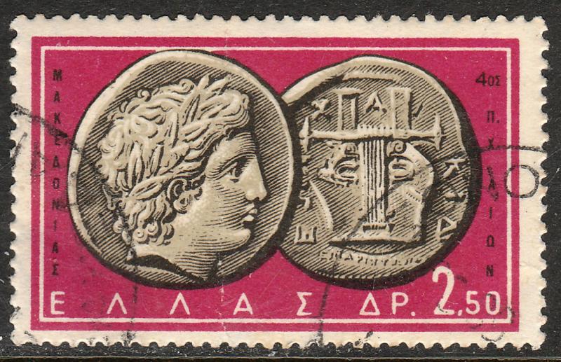 GREECE 645. ANCIENT COIN, USED. F-VF. (87)