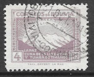 Bolivia C112: 4b Mt. Illiman, used, VF