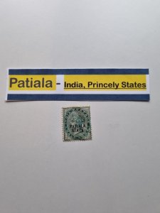 Patiala Queen Victoria (1819-1901)  ½ A - Indian anna