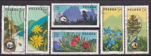 Poland 1975 Sc 2089-94 Polish Mountain Guides Organization Centenary Stamp Used