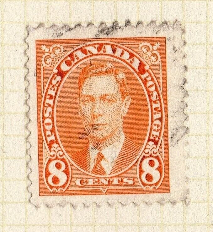 Canada 1937 Early Issue Fine Used 8c. NW-244584