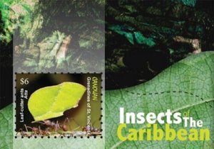 Canouan 2011 - Insects of the Caribean - Souvenir Stamp Sheet - MNH